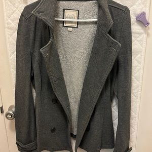 Grey pea coat